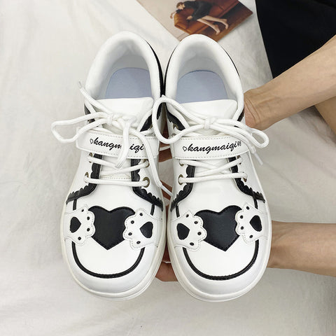 Lovely Heart Paw Shoes PN3492