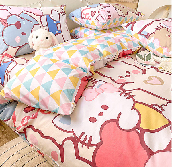 Cartoon Rabbits Bedding Set PN5095