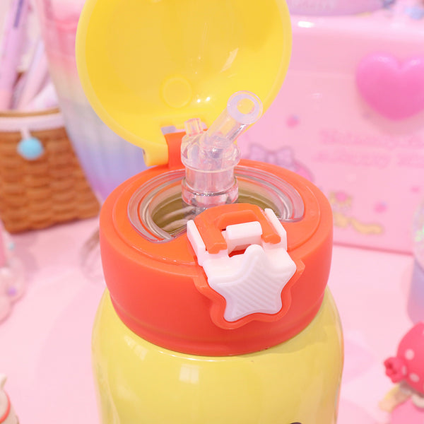 Cute Pikachu And Usagi Vacuum Bottle PN1947