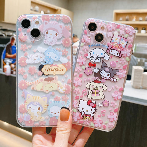 Kawaii Anime Phone Case for iphone 7/7plus/SE2/8/8P/X/XS/XR/XS Max/11/11pro/11pro max/12/12pro/12pro max/13/13pro/13pro max PN4882