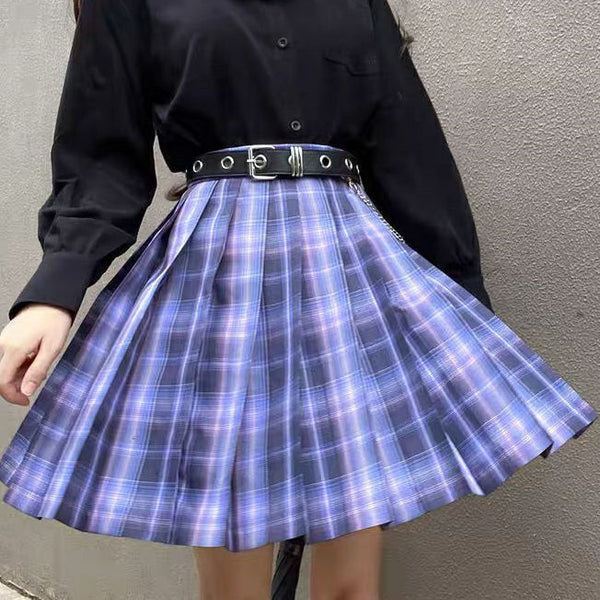 Fashion Embroidered Pleated Skirt PN3480