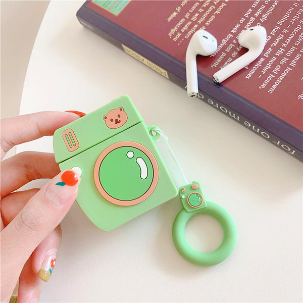 Camera Bear Airpods Case For Iphone PN1297