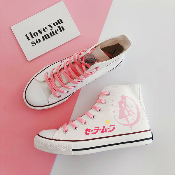 Fashion Sailor Moon Canvas Shoes PN2287