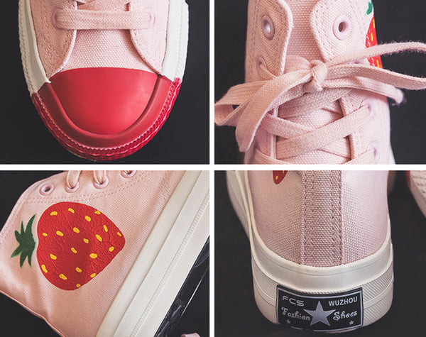 Fashion Strawberry Canvas Shoes PN2672
