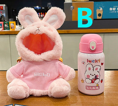 Cute Rabbit and Bear Vacuum Bottle PN4773