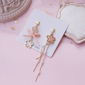 Kawaii Sakura Earrings/Clips PN3021