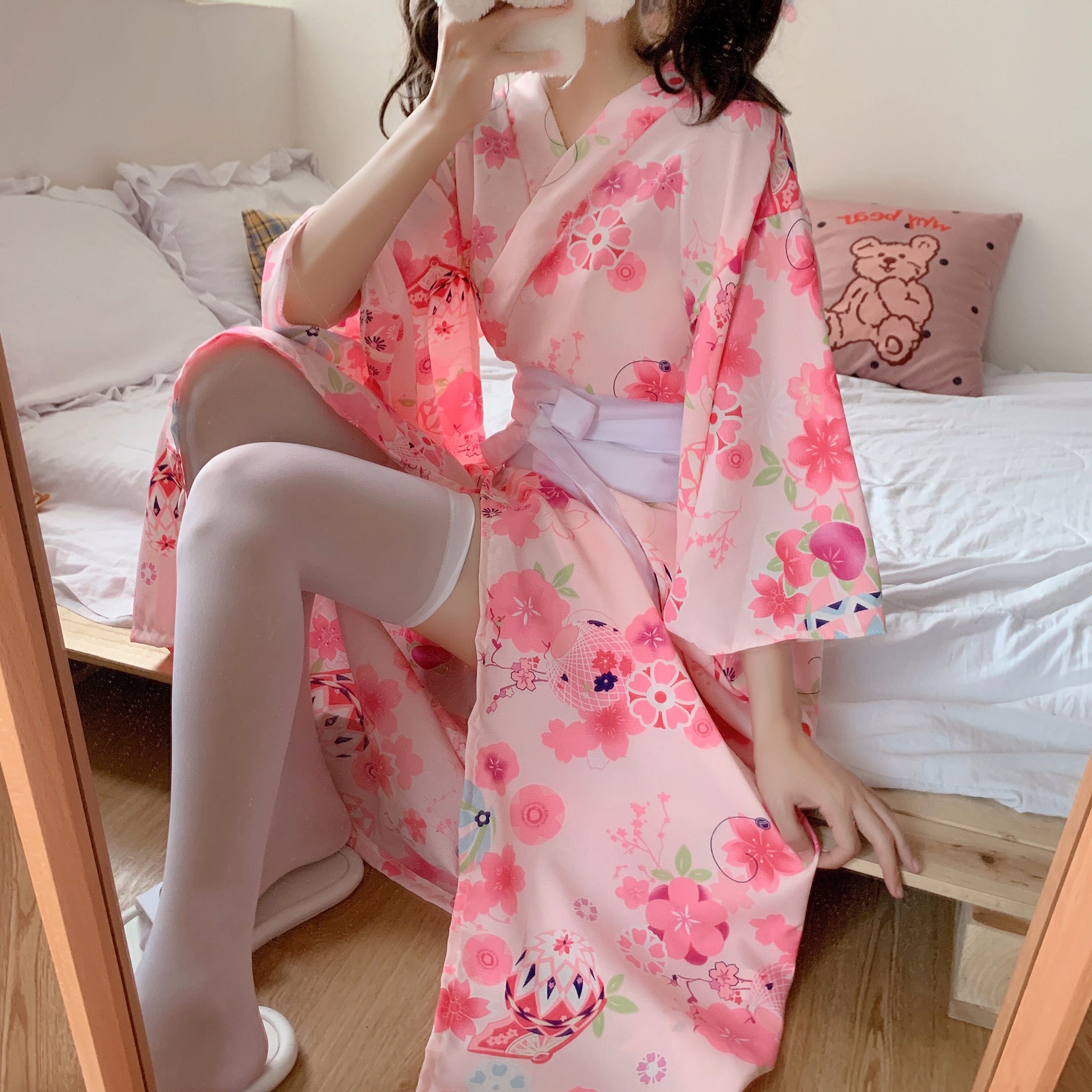 Pretty Flowers Pajamas Dress PN3872