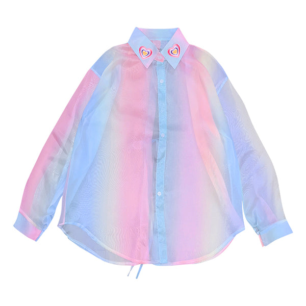 Fashion Rainbow Suntan-proof Coat PN5008