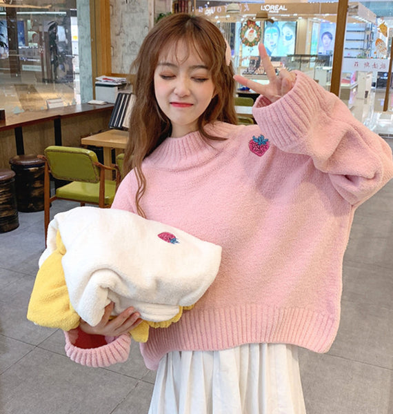 Cute Strawberry Sweater PN3255