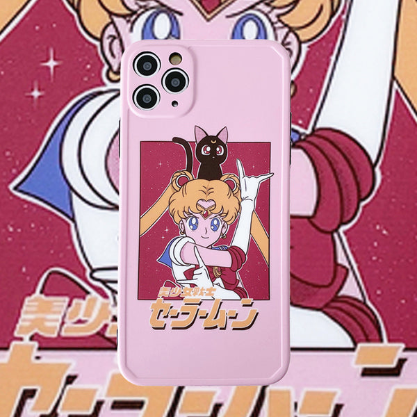 Fashion Sailormoon Phone Case for iphone 7/7plus/8/8plus/X/XS/XS Max/11/11pro/11pro Max PN2646