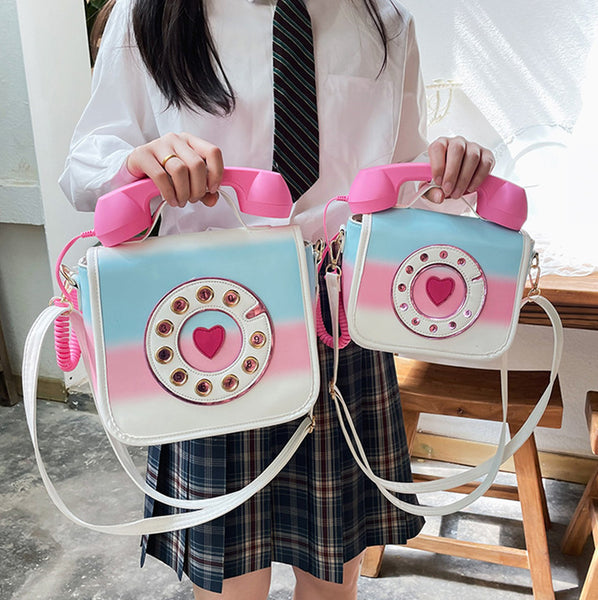 Cute Telephone Shoulder Bag PN4876