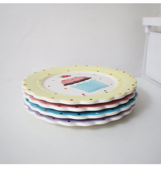 Sweet Strawberry Cake Plate PN4052