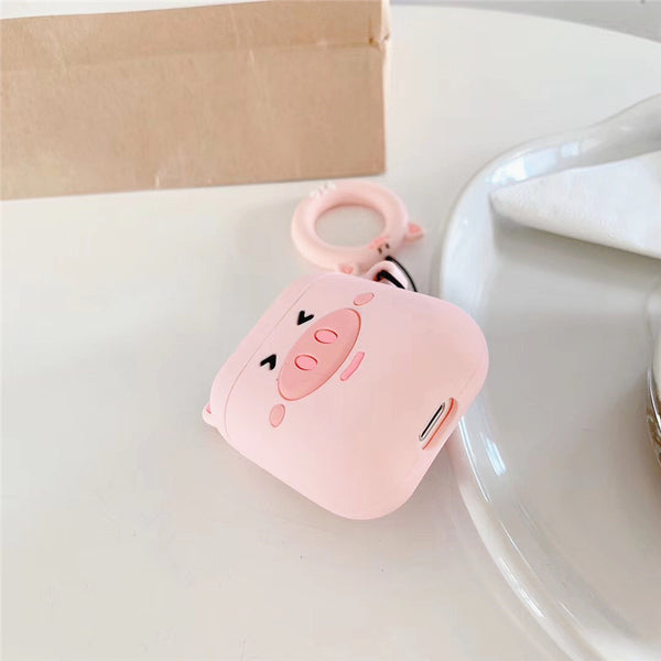 Lovely Pink Pigs Airpods Case For Iphone PN1153