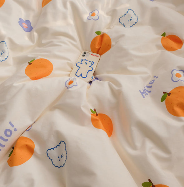 Sweet Orange Bedding Set PN5166