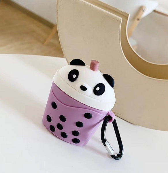 Bubble Tea Bear Airpods Case For Iphone PN1476