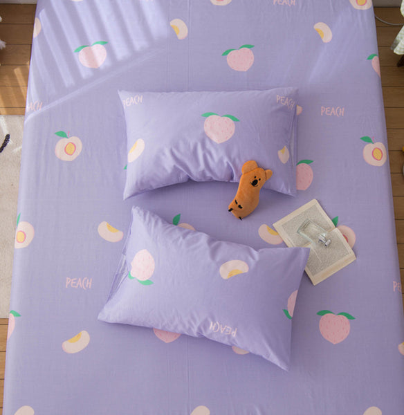 Fashion Purple Peach Bedding Set PN2692