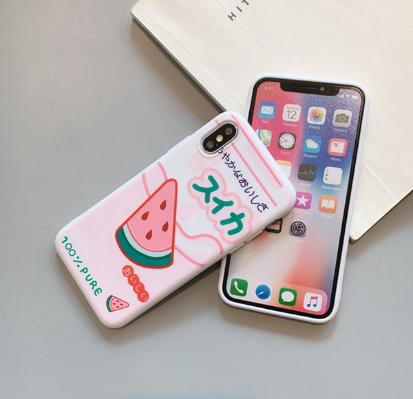 Sweet Fruits Phone Case for iphone 6/6s/6plus/7/7plus/8/8P/X/XS/XR/XS Max/11/11pro/11pro max PN2875