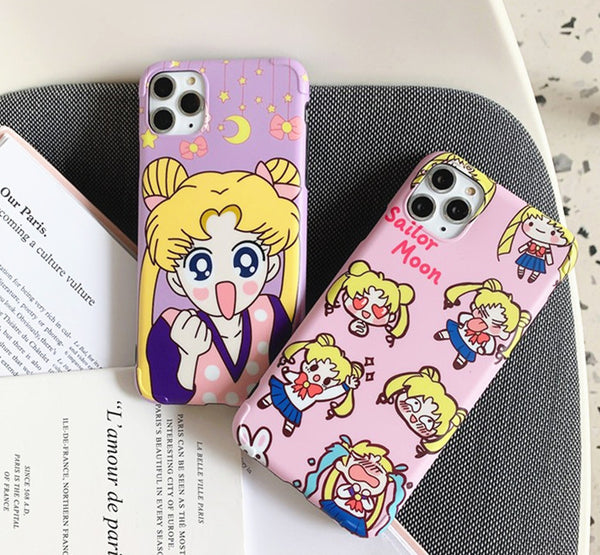 Lovely Usagi Phone Case for iphone 7/7plus/8/8P/X/XS/XR/XS Max/11/11pro/11pro max PN2216