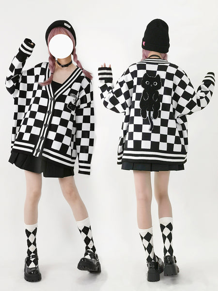 Fashion Cat Sweater Coat PN4653