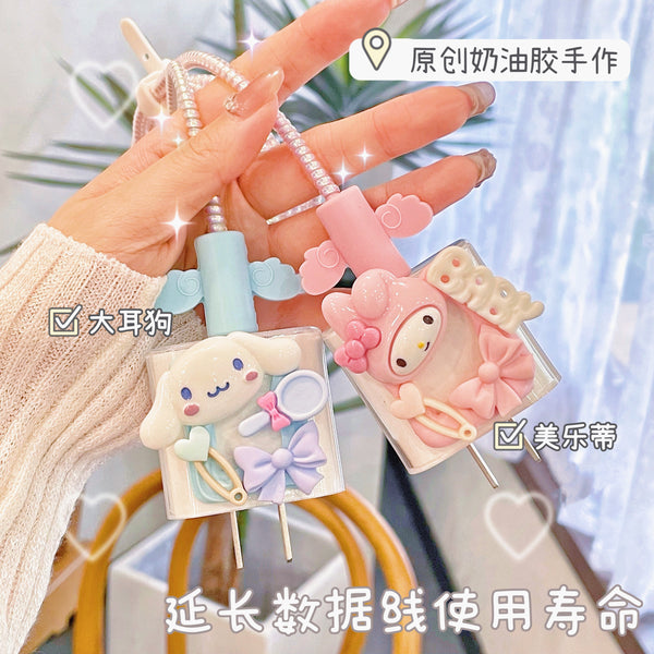Cute Anime Charger Protector Set PN5712