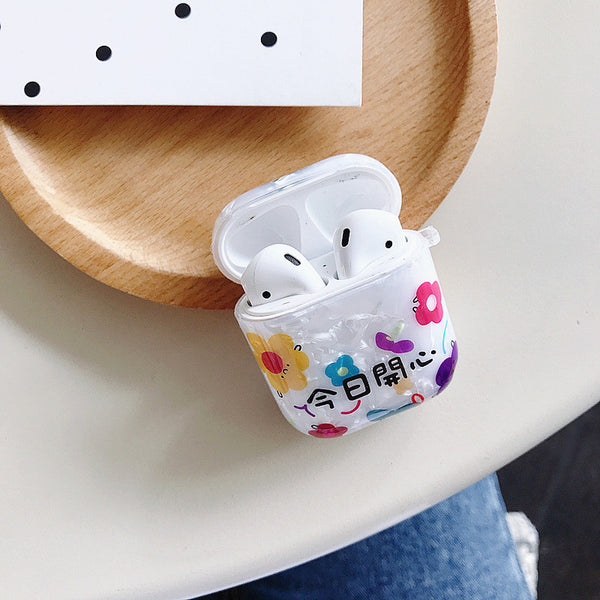 Kawaii Flowers Airpods Case For Iphone PN2455