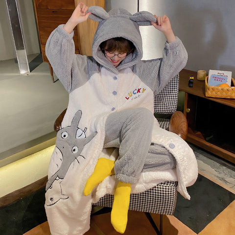 Kawaii Totoro Winter Pajamas PN4385