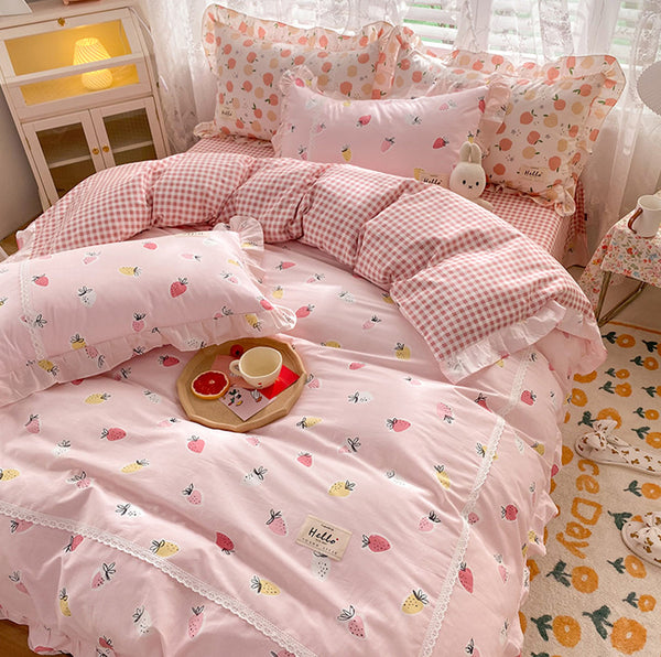 Sweet Strawberry Bedding Set PN4538