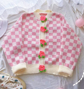 Pretty Flowers Sweater Coat PN5447