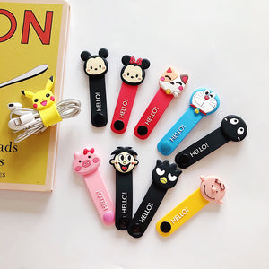 Pikachu And Cartoon Earphone Wire Collector PN1151