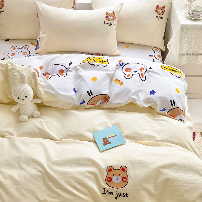 Fashion Rabbit and Bear Bedding Set PN4850