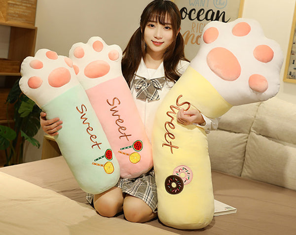 Lovely Cat Paw Hold Pillow PN3167