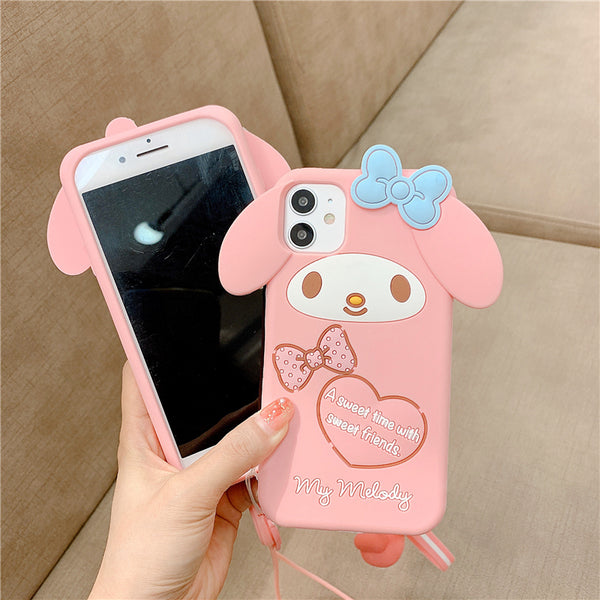 Cartoon Melody Phone Case for iphone 6/6s/6plus/7/7plus/8/8P/X/XS/XR/XS Max/11/11pro/11pro max/12/12pro/12mini/12pro max PN2959