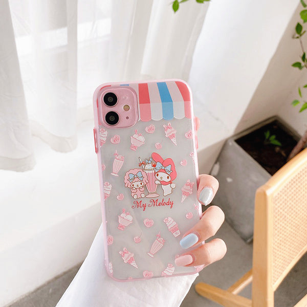 Cute Melody Phone Case for iphone 7/7plus/8/8P/X/XS/XR/XS Max/11/11pro/11pro max PN2910
