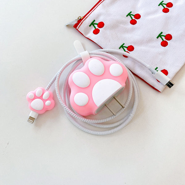 Cute Paw Charger Protector Set PN5051