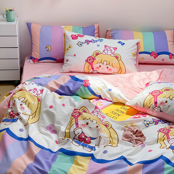 Cute Sailormoon Bedding Set PN4092