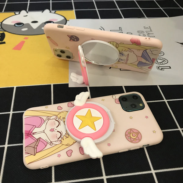 Cartoon Sailormoon Phone Case for iphone 6/6s/6plus/7/7plus/8/8P/X/XS/XR/XS Max/11/11pro/11pro max PN3203