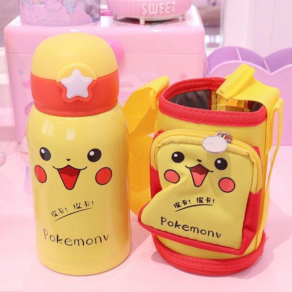 Cute Pikachu And Usagi Vacuum Bottle PN1947