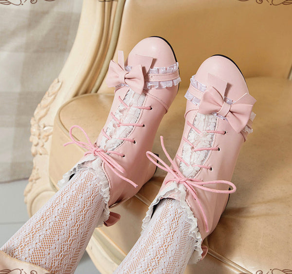 Fashion Lolita Bowtie Boots PN3713