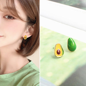 Cute Avocado Earrings/Clips PN2478