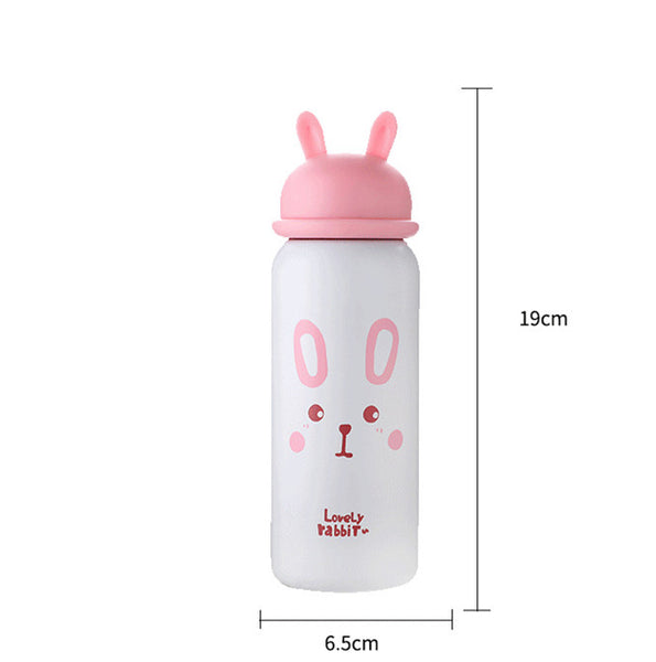 Cute Rabbite Ears Vacuum Water Bottle PN2493