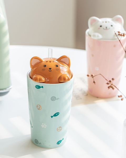 Lovely Cat Mugs Cup PN4823