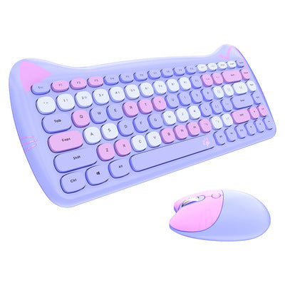 Lovely Cat Wireless Keyboard and Mouse Set PN4888
