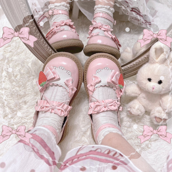 Fashion Lolita Strawberry Shoes PN3950