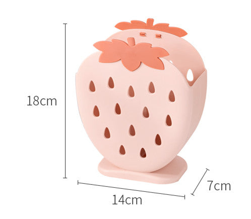 Kawaii Strawberry Pen Containers PN4269