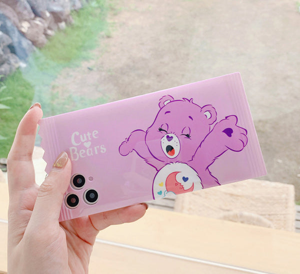 Sweet Candy Bear Phone Case for iphone 7/7plus/8/8P/X/XS/XR/XS Max/11/11pro/11pro max PN2744