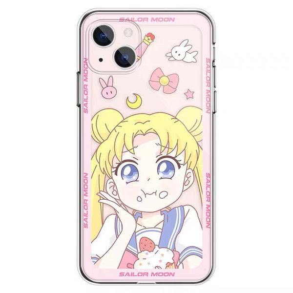 Sailormoon Phone Case for iphone 7plus/8P/X/XS/XR/XS Max/11/11pro/11pro max/12/12pro/12pro max/13/13pro/13pro max PN4414