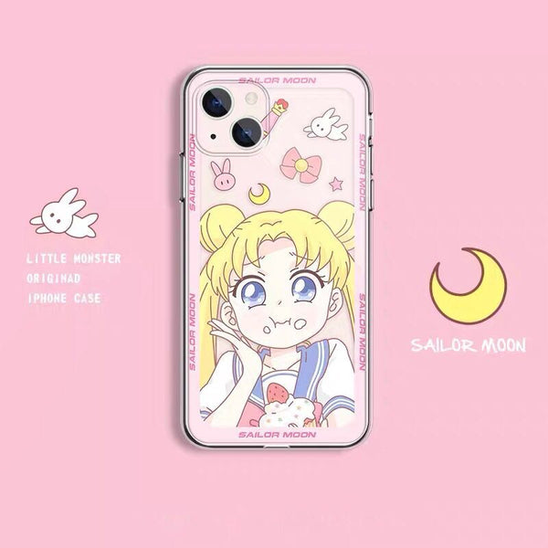 Sailormoon Phone Case for iphone 7plus/8P/X/XS/XR/XS Max/11/11pro/11pro max/12/12pro/12pro max/13/13pro/13pro max PN4414
