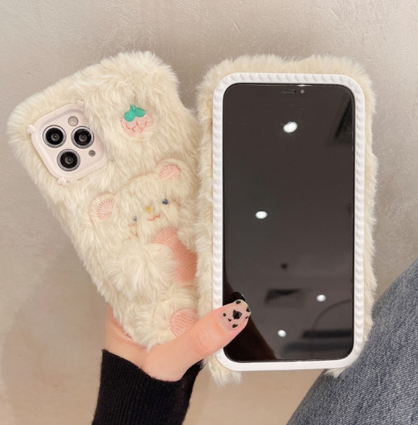 Soft Bear Phone Case for iphone 7/7plus/8/8P/X/XS/XR/XS Max/11/11pro/11pro max/12/12mini/12pro/12pro max/13/13pro/13pro max PN4420