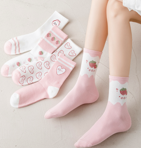 Cute Strawberry Socks PN5250