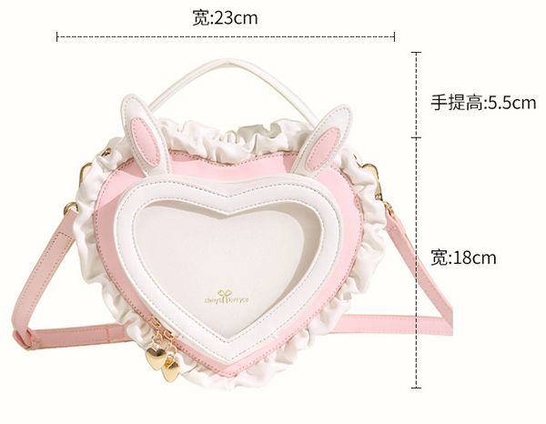 Kawaii Heart Shoulder Bag PN5804